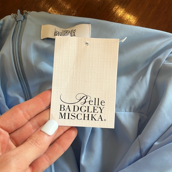 Belle by Badgley Mischka Lexi Halter Dress - Picture 11 of 14